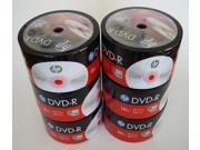 300 pk HP 4.7 GB 16X DVD R Blank Media Disc DVDR Bulk Pack