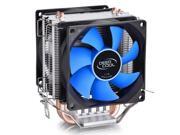 E buy World New Dual Fan CPU Quiet Cooler Heatsink for Intel LGA775 1156 AMD