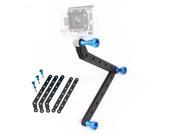 "E-buy World" Aluminum Alloy Extension Arms Mount Screw for GoPro HD Hero 2 3 3+ 4 Camera Blue Type: Accessory