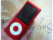 Red 4th 8GB Slim MP3 MP4 Player With 1.8 LCD Screen Digital FM Radio Video Games