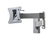 VideoSecu Articulating TV Wall Mount Swivel Tilt Full Motion Swing Arm Silver Bracket for most 15 17 19 20 22 23 24 26 27 Monitor LED LCD Flat Panel Displays 3