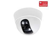 VideoSecu Built in 1 3 Sony Effio CCD Dome Security Camera 600 TVL High Resolution Wide Angle Lens for CCTV DVR Home Surveillance with Security Warning Sticker