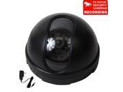VideoSecu Dome Security Camera Color CCD DSP CCTV 3.6mm Wide Angle Lens for DVR Home Surveillance System with Power Supply CAA
