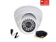 VideoSecu Outdoor IR Day Night Vision Security Camera Built in 1 3 Sony Effio CCD 700TVL 28 IR LEDs Vandal Proof 3.6mm Wide View Angle for CCTV Surveillance DV