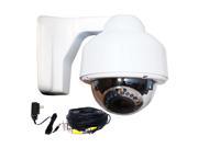 VideoSecu Weatherproof Outdoor Indoor IR Day Night Vision Security Camera Varifocal 3.5 8mm Lens 700TVL Built in 1 3 Sony Effio CCD with Power Supply and Cable