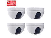 VideoSecu 4 Pack Dome Indoor CCD Security Camera 420TVL 3.6mm Wide Angle Lens for CCTV Home DVR Surveillance System AE1