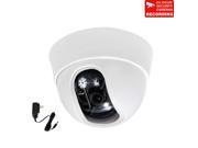 VideoSecu Built in 1 3 Sony Effio CCD Dome Security Camera 600 TVL High Resolution 3.6mm Wide Angle View Lens with Power Supply for CCTV DVR Home Surveillance