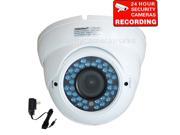 VideoSecu CCTV Indoor Outdoor Weatherproof IR Day Night Vision 36 LEDs 3.5 8mm Varifocal Lens Built in 1 3 inch Sony CCD Security Camera 540TV Line with Power S