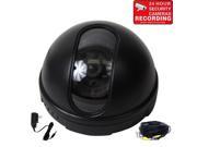 VideoSecu Dome Indoor Security Camera Built in Sony CCD 480TVL 3.6mm Wide Angle Lens with Power Supply and Cable for CCTV Home Surveillance DVR System 1OM