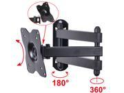 VideoSecu Full Motion Swivel Tilt Articulating TV Monitor Wall Mount for Samsung 15 19 22 24 28 29 inch LCD LED with VESA 100 75 BHP