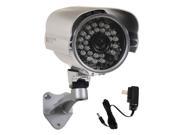 VideoSecu Outdoor IR Day Night Vision Bullet Security Camera Infrared Weatherproof 1 3 inch CCD 3.6mm Wide Angle Lens with Free Power Supply C91