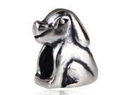 Babao Jewelry Long Ears Dog Soild Authentic 925 Sterling Silver Bead Fits Pandora Style European Charm Bracelets