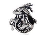 Babao Jewelry Chinese Dragon Soild Authentic 925 Sterling Silver Bead Fits Pandora Style European Charm Bracelets