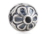 Babao Jewelry Sparkling Cineraria Black Czech Crystal Soild Authentic 925 Sterling Silver Bead Fits Pandora Style European Charm Bracelets