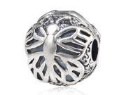 Babao Jewelry Butterfly Soild Authentic 925 Sterling Silver Bead Fits Pandora Style European Charm Bracelets