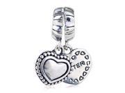 Babao Jewelry Soild Authentic 925 Sterling Silver Dangle Bead Fits Pandora Style European Charm Bracelets