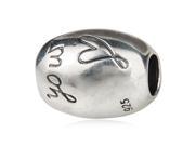 Babao Jewelry Heart Follow Your Soild Authentic 925 Sterling Silver Bead Fits Pandora Style European Charm Bracelets
