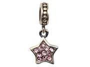 Babao Jewelry Rosaline Lucky Star Czech Crystal 925 Sterling Silver Dangle Bead Fits Pandora Europen Style Charm Bracelets