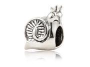 Babao Jewelry Snail Soild Authentic 925 Sterling Silver Bead Fits Pandora Style European Charm Bracelets