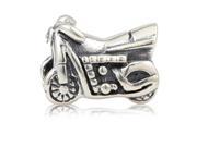 Babao Jewelry Motorbike Soild Authentic 925 Sterling Silver Bead Fits Pandora Style European Charm Bracelets