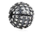 Babao Jewelry Dots Soild Authentic 925 Sterling Silver Bead Fits Pandora Style European Charm Bracelets