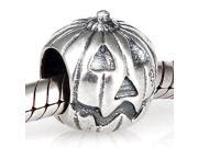 Babao Jewelry Pumpkin Soild Authentic 925 Sterling Silver Bead Fits Pandora Style European Charm Bracelets