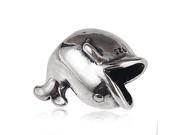 Babao Jewelry Whale Soild Authentic 925 Sterling Silver Bead Fits Pandora Style European Charm Bracelets