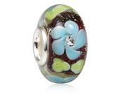 Babao Jewelry Blue Yellow Peach White CZ Crystal Bead 925 Sterling Silver Core Fits Pandora European Charm Bracelets