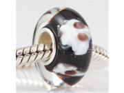 Babao Jewelry Ghost Murano Glass Bead 925 Sterling Silver Core fits Pandora European Charm Bracelets