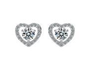 Babao Jewelry Sweet Heart White 18K Platinum Plated Sparkling Swarovski Elements CZ Crystal Stud Earrings for Lady Girl Daily Party Wedding Babao Jewelry Sweet Heart White 18K Platinum Plated Sparkling Swarovski Elements CZ Crystal Stud Earrings for Lady Girl Daily Party Wedding