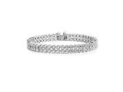 Babao Jewelry Graceful Fashion 18K Platinum Plated Sparkling Swarovski Elements CZ Crystal Bracelet
