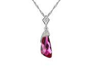Babao Jewelry Oath 18K Platinum Plated Swarovski Elements Cubic Zirconia Crystal Pendant Necklace Babao Jewelry Oath 18K Platinum Plated Swarovski Elements Cubic Zirconia Crystal Pendant Necklace
