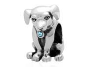 Babao Jewelry Cute Dog Sky Blue CZ Crystals 925 Sterling Silver Bead fits Pandora European Charm Bracelets