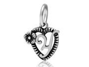 Babao Jewelry Gorgeous Flower Love Letter Y 925 Sterling Silver Dangle Bead fits Pandora European Charm Bracelets