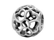 Babao Jewelry Hollow Flowers 925 Sterling Silver Bead fits Pandora European Charm Bracelets