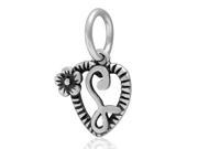 Babao Jewelry Gorgeous Flower Love Letter L 925 Sterling Silver Dangle Bead fits Pandora European Charm Bracelets