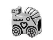 Babao Jewelry Stroller 925 Sterling Silver Bead fits Pandora European Charm Bracelets