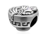 Babao Jewelry A Bowl Of Noodles White CZ Crystals 925 Sterling Silver Bead fits Pandora Style European Charm Bracelets