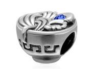 Babao Jewelry A Bowl Of Noodles Blue CZ Crystals 925 Sterling Silver Bead fits Pandora Style European Charm Bracelets