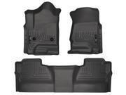 Husky Liners Weatherbeater Series Front 2Nd Seat Floor Liners 98231 2014 2015 Chevrolet Silverado 1500
