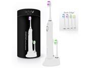 Sonic Edge® Electric Toothbrush with Extended Battery Charge plus 4 Toothbrush Heads