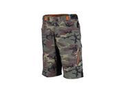 ZOIC 12 Ether Camo Cycling Short with removable chamois liner Green XL