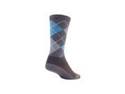 SockGuy Stay Classy 6 Crew Sock Gray SM MD