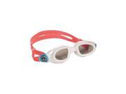 Aqua Sphere Moby Kid Goggles White Coral with Smoke Lens