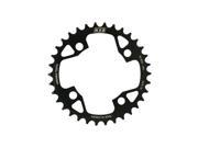 North Shore Billet Variable Tooth Chainring 34T Standard 94 x 4 BCD Black