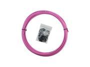 Jagwire 4mm Sport Derailleur Housing with Slick Lube Liner 10M Roll Pink