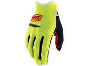 100% Ridecamp Men s Glove Neon Yellow LG