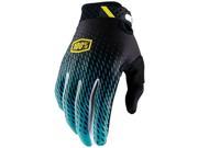 100% Ridefit MX Offroad Gloves Supra Teal SM