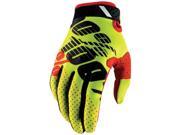 100% Ridefit 2017 MX Offroad Gloves Yellow Black MD