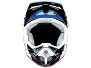 100% Aircraft MIPS Carbon Full Face Helmet R8 Blue Carbon LG